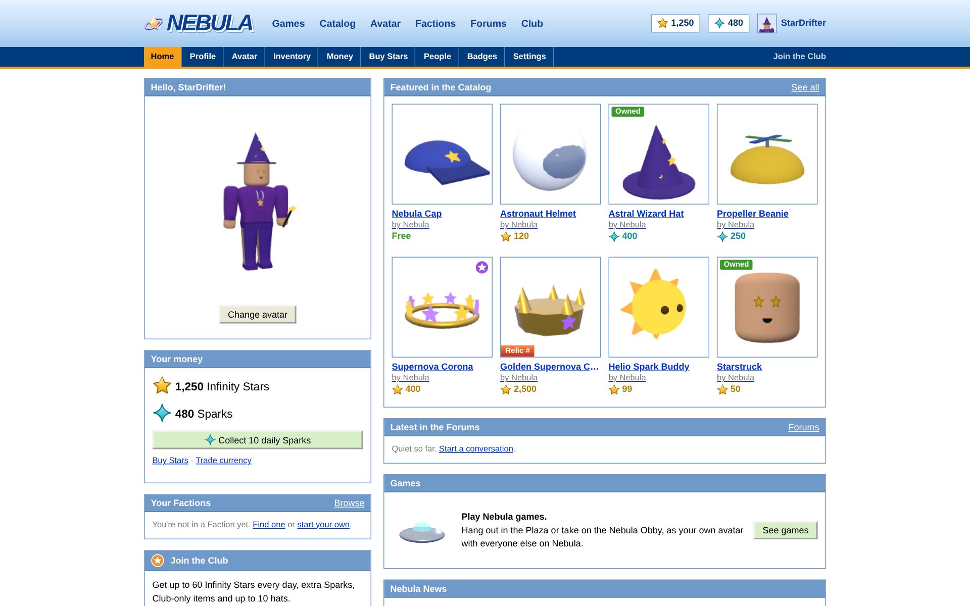 The 2008 website theme